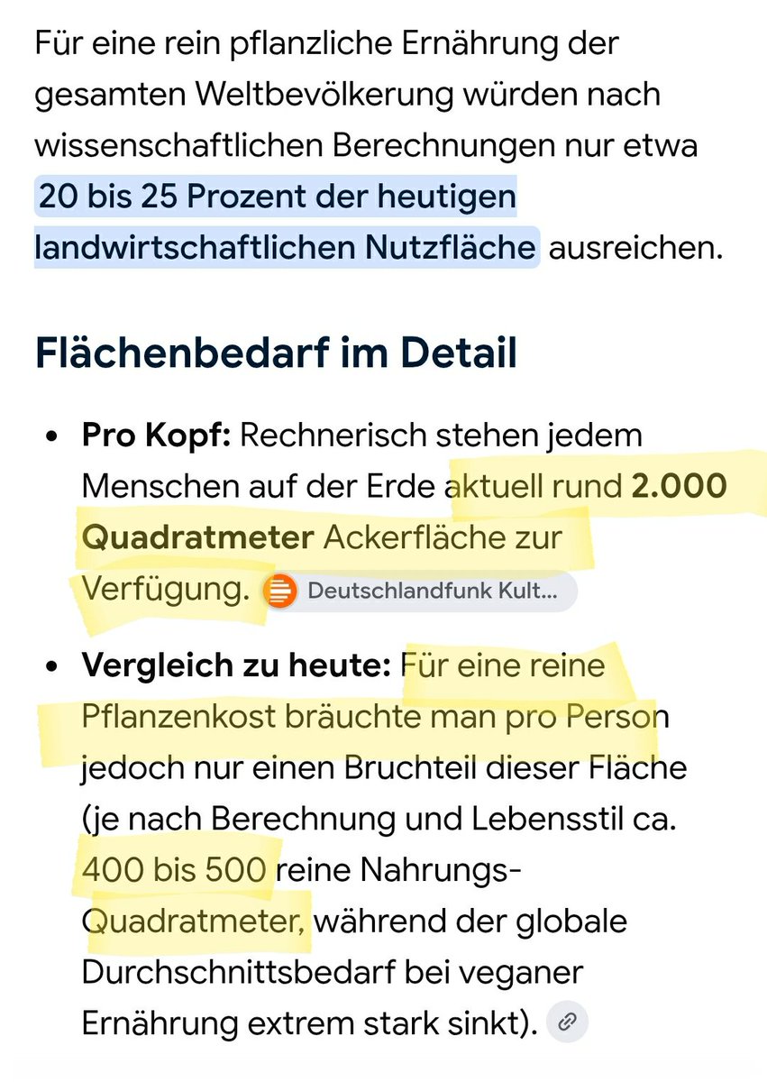 JaninaKaras's tweet photo. @ozzy0123pi So ein Bullshitt!
Die Menschheit würde weit über ❗75% weniger Ackerland❗ benötigen, wenn sie sich vegan ernähren würde.
Das Ende der Tierquälerei käme dann also als noch ein unschlagbar liebevoller Sonderbonus noch dazu!
#GoVegan
#NoDifference https://t.co/n9OVgh0yvm