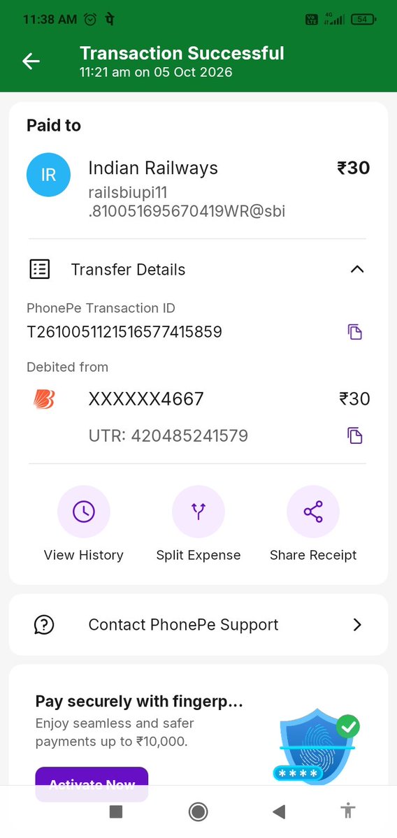 fourthpillerIN's tweet photo. Paid at the vending machine for a ticket, but the ticket wasn’t issued. Please process my refund as soon as possible. Kindly help.@RailMinIndia @RailwaySeva @RailMadad https://t.co/e9I73gqurW