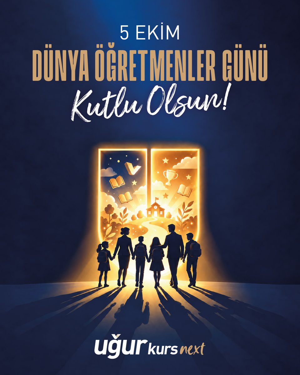 UgurKursNext's tweet photo. Bir öğretmenin ışığı, bir öğrencinin yolunu aydınlatır; verdiği bilgi, ilham ve değerler geleceğin şekillenmesine katkı sağlar. 👩‍🏫💜

Bilgisiyle yol gösteren, emeğiyle geleceği inşa eden tüm öğretmenlerimizin Dünya Öğretmenler Günü kutlu olsun! 🌟📚 #DünyaÖğretmenlerGünü https://t.co/4qkQ3bcT9N