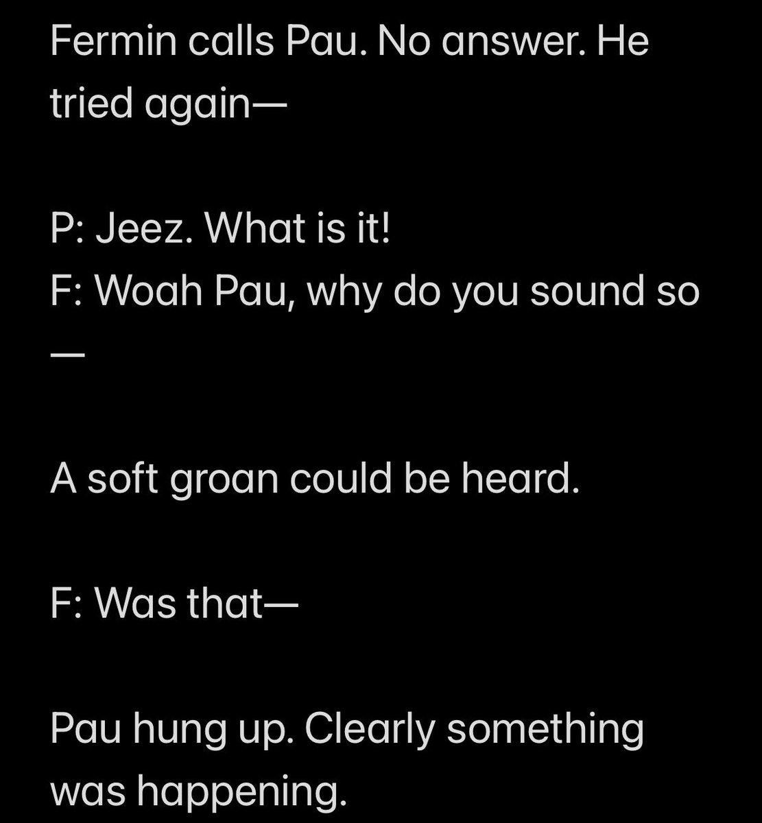 JGav1ra's tweet photo. Sooo I might’ve slid paumine into my Raphamin fic #sorrynotsorry https://t.co/NytUeB2YI3