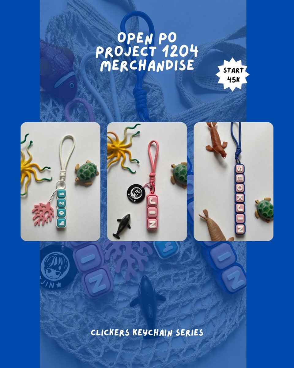 MadnaeJin1204's tweet photo. 🛍️ OPEN PO: PROJECT 1204 MERCH!

Jajan eksklusif merch sekaligus donasi untuk kado terumbu karang Seokjin! Seluruh profit penjualan akan menjadi donasi Project 1204. 

⚠️ NOTE: PENGIRIMAN HANYA UNTUK WILAYAH INDONESIA (Domestic Shipping Only) 🇮🇩
Kuota terbatas, langsung amankan slot PO-mu di sini:
👉https://t.co/Gn41hPgffS 

#Project1204 #Seokjin #agiftforthesea #SeokjinBirthdayproject #FanMerch