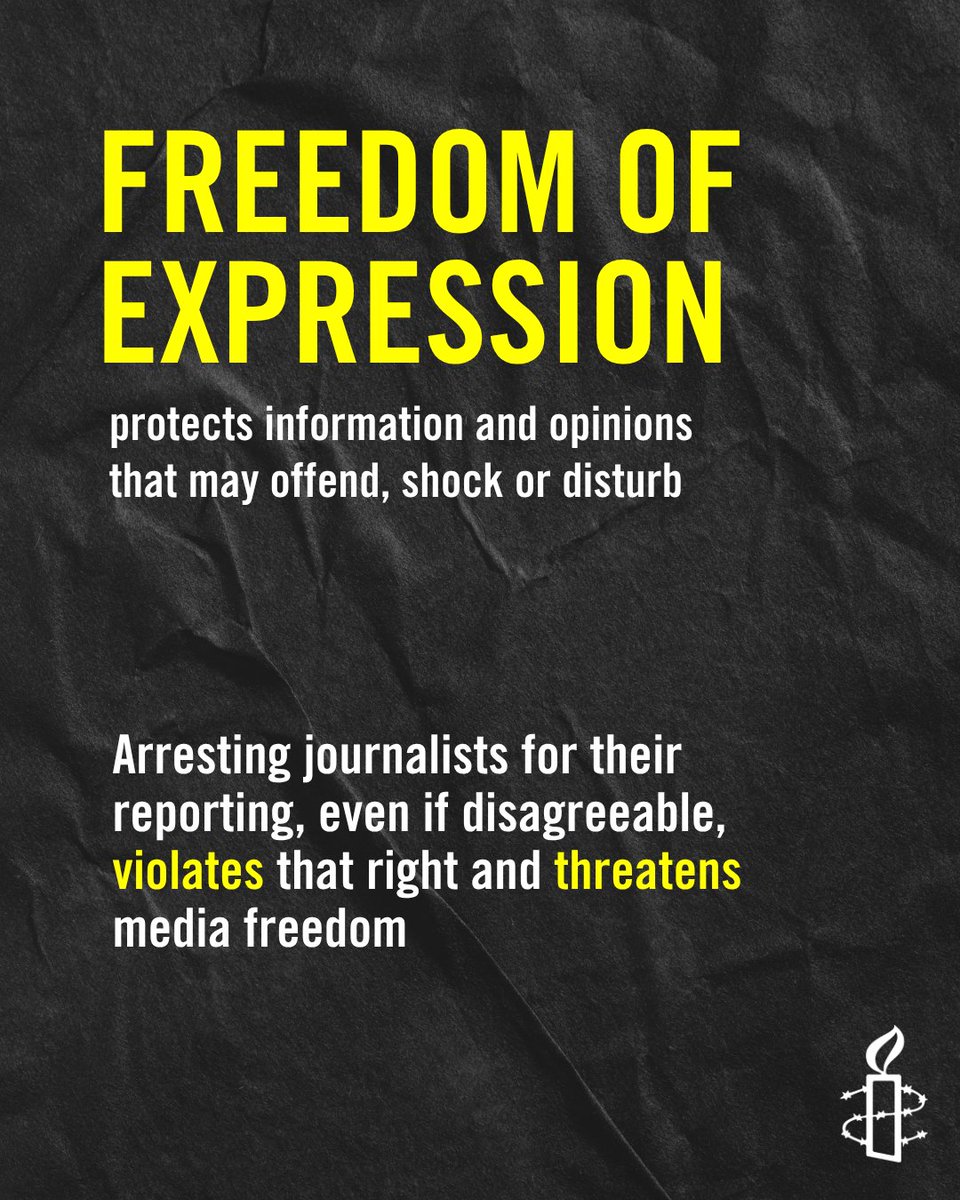 amnestysasia's tweet photo. Bangladeshi authorities must immediately drop charges against journalists Farzana Rupa and Mozammel Haque and protect freedom of expression and media freedom, in line with Bangladesh's international human rights obligations. Freedom of expression protects information and opinions that may offend, shock or disturb. Arresting journalists for their reporting, even if disagreeable, violates that right and threatens media freedom.