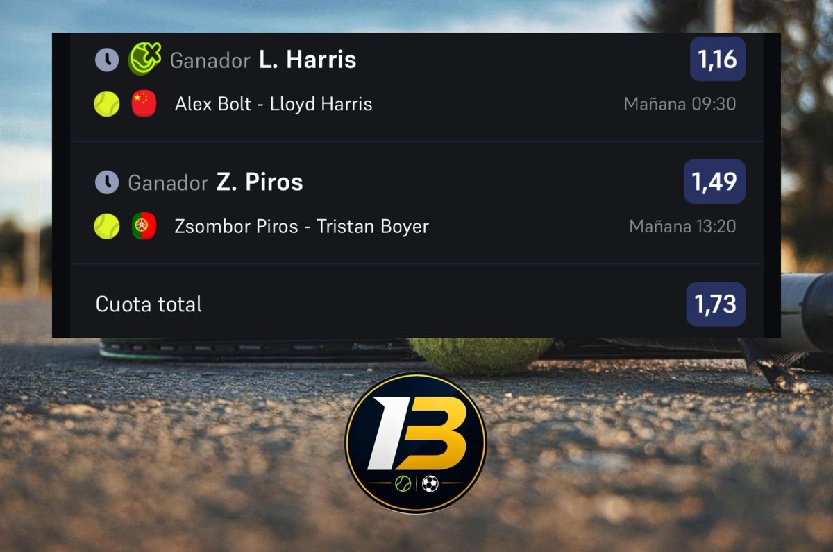 infobetap's tweet photo. Nuevo pronóstico ❤️

TENIS- CH BRAGA + ATP SHANGAI 
💰CUOTA 1,73♻️ STAKE 1

(LINK EN LA BIO❤️ https://t.co/ELl0LZ07wk