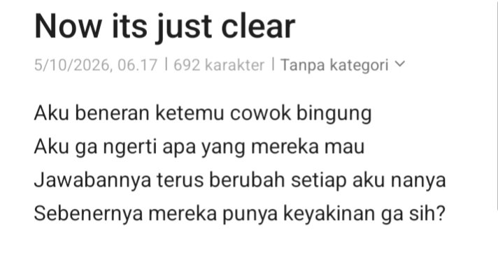 lionaumm_'s tweet photo. Setelah ketemu cowok bingung https://t.co/uEtdKBFEdo
