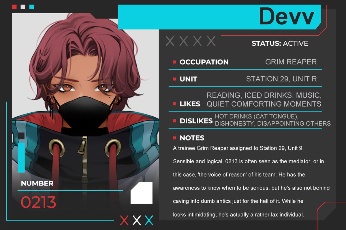 altbaake's tweet photo. My ADWD2 MC: Devv 

I had alot of fun making a ref for him and making a design for a game I heavily enjoy alot. Im like, hard fixating rn you dont even know-

#adwd2 #adwd #MC #characterdesign https://t.co/4947fiApOh