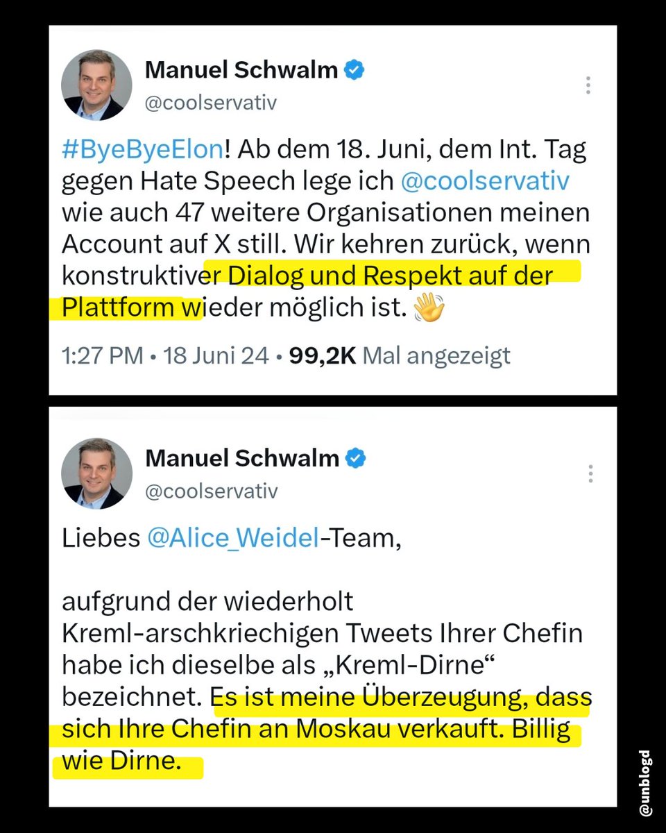 unblogd's tweet photo. "Dialog und Respekt" https://t.co/hw56wuf6eI