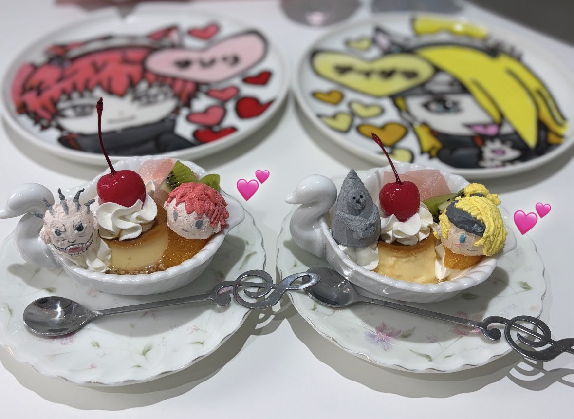 I4365Jb's tweet photo. 京都　KILALA CAFE( ⁼̴̶̤̀༥⁼̴̶̤́ )💕
天才でしかない、プレートもクリームも可愛すぎる、推し活に最高すぎるネ申✨️
今流行りの一人併せしたので、だれかFF一緒にいきませんか❔❔ https://t.co/kkcdJHpLQU