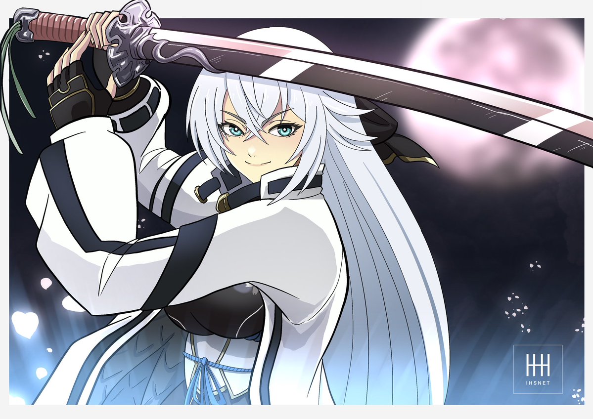 Ihsnet's tweet photo. "Let's see what this thing can do... Spirit Unification!"

COM Done 

More Trails girls! In this case, Shizuna Rem Misurugi. As you know, I don’t know this series very well — I’m only on the second chapter — but the characters are incredible in their stories, and you end up getting attached to all of them. I hope to play Daybreak one day.

#シズナ・レム・ミスルギ #銀しろがねの剣聖 #ShizunaRemMisurugi #TrailsthroughDaybreak