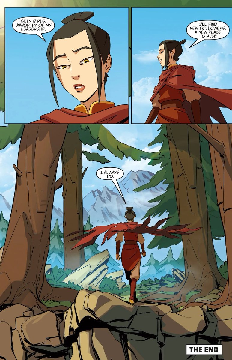 AMOALLM1GHT's tweet photo. @corvid_elle Nope, it's really nice fanart! the latest we see of her that isn't a flashback would be Azula and the Spirit temple. She's around 17-18
there I think as it's implied to be a couple months after smoke and shadows, and the promise is allegedly two years post war. https://t.co/b6BNomRTps