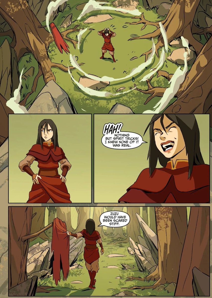 AMOALLM1GHT's tweet photo. @corvid_elle Nope, it's really nice fanart! the latest we see of her that isn't a flashback would be Azula and the Spirit temple. She's around 17-18
there I think as it's implied to be a couple months after smoke and shadows, and the promise is allegedly two years post war. https://t.co/b6BNomRTps