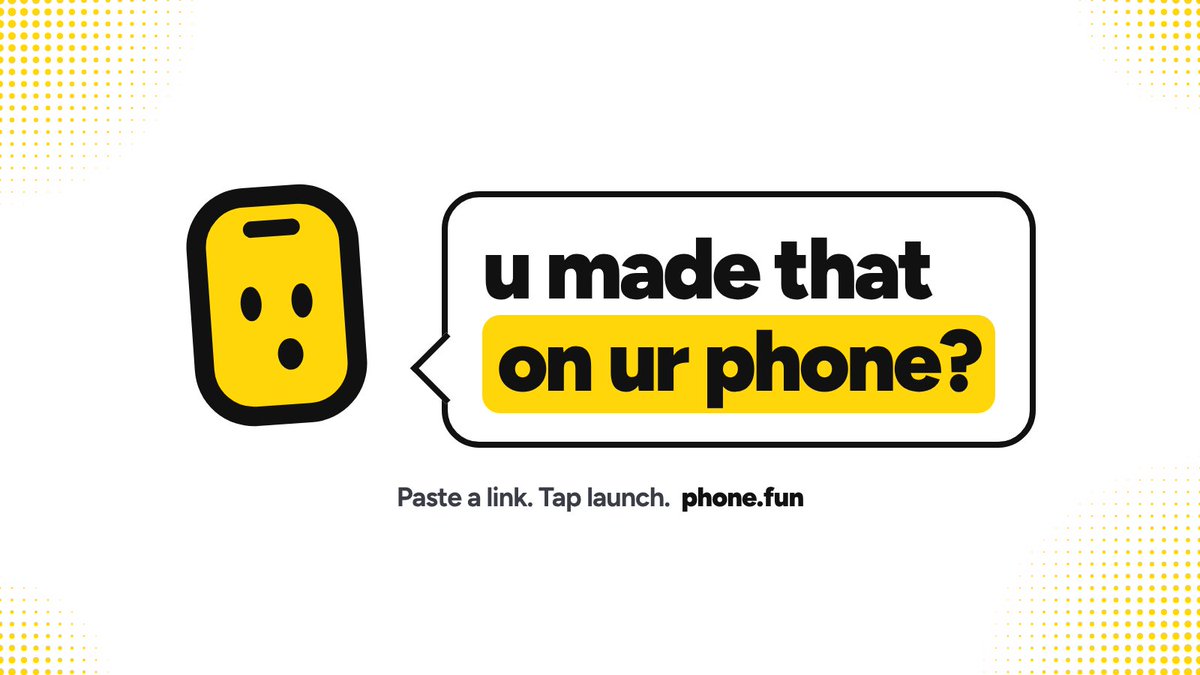 phonedotfun's tweet photo. “wait, you launched a coin?”

yeah. same phone i use to ignore your calls.

https://t.co/oiGPnOfEyi https://t.co/RU73viT4k1
