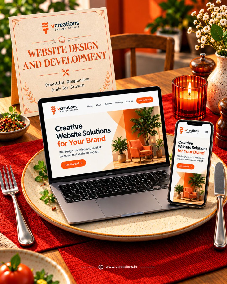 vcreationdesign's tweet photo. Serving creativity, one idea at a time. 🍽️✨
From branding and websites to digital marketing and design, V-Creations helps your brand stand out.

📞 +91 7567868483
📧 info@vcreations.in
🌐 https://t.co/hsKnonAow2

#BrandDesign #CreativeAgency #DigitalMarketing #WebsiteDesign https://t.co/ktY2mdMhQH