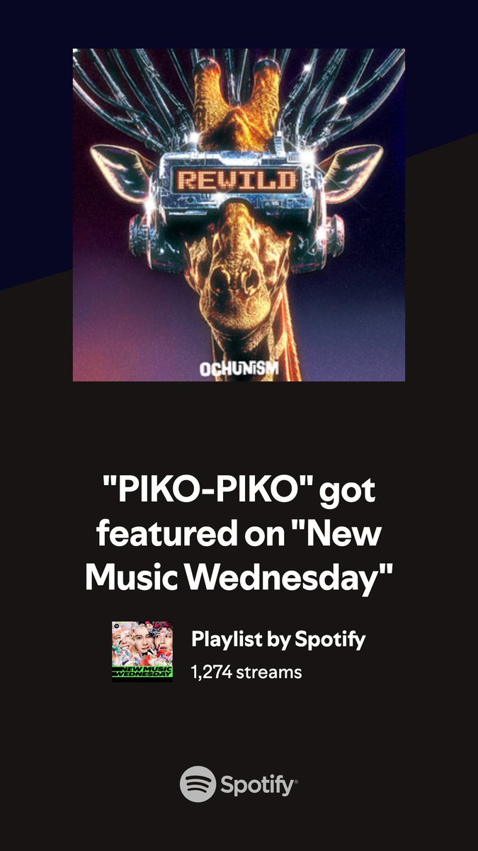 ochunisband's tweet photo. 🎧️PLAYLIST INFO🎧️

／
New Album "REWILD"から
"PIKO-PIKO"がプレイリストイン！🦒
＼

@AppleMusicJapan
『J-Pop Now』
▶️https://t.co/DuHZVFPmPV

@SpotifyJP
『New Music Wednesday』
▶️https://t.co/gCGewoq0ra

『Indie Japan』
▶️https://t.co/mF66hDNiRZ

#Ochunism
#Ochunism_REWILD
#AppleMusic
#JPopNow
#Spotify