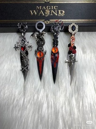 gentleescape's tweet photo. gothic fantasy dagger charms https://t.co/wElJBMHFKh