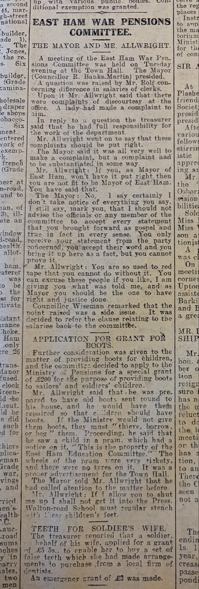 ColinAGrainger's tweet photo. Reflections of the past 11,067-11,072.

Looking back to what was making the news in the East Ham Recorder of 1918. 1/2 https://t.co/sgez0LuUWJ