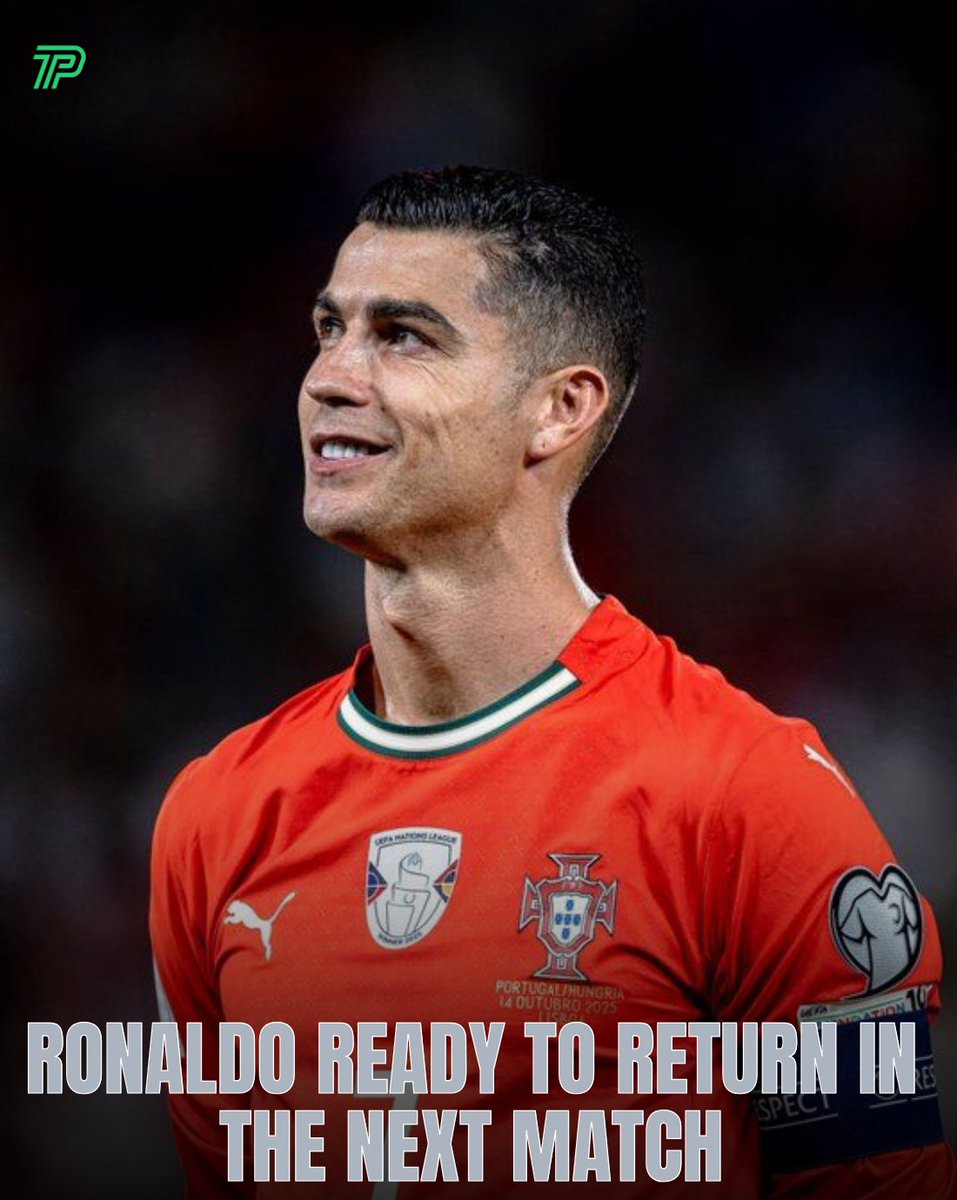 ThePitchlineX's tweet photo. 🇵🇹🚨 Ronaldo's Portugal future is in the spotlight! 
After walking out of camp amid a reported rift with Jorge Jesus, the coach says the door is still open for CR7 to return. Should he? 👀

More details 👇 🔗https://t.co/XDaKqoNWsC

#Ronaldo https://t.co/tGxvgdAxX0