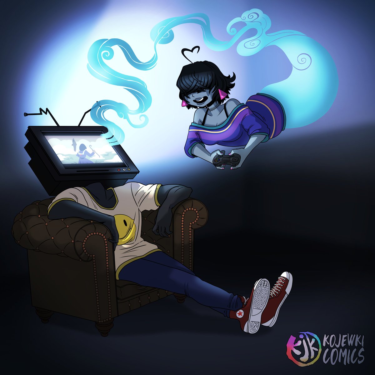 Kojewki's tweet photo. #VGenComm
Had fun working on @ArtyPantZtv 's commission! https://t.co/oRIqCgojId