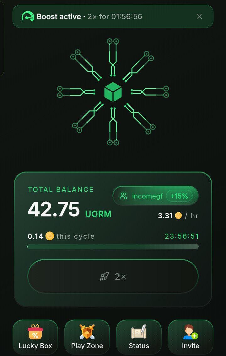 Md__Mizanur's tweet photo. 💥 #UORM Mining:

💬‍Short Info:- Brand NEW | $7.50 M F R

📱 INSTALL: ➡️   https://t.co/LDC1aiZTxd

➡️  Install the App
➡️  Click: Create Account
➡️  Click: Sign up with Email
➡️  Complete Security Check
➡️  Verify Email
➡️  Enter Refer Code for Bonus: C6E2FC97

@uormapp #Web3 https://t.co/LUat3Xov6S