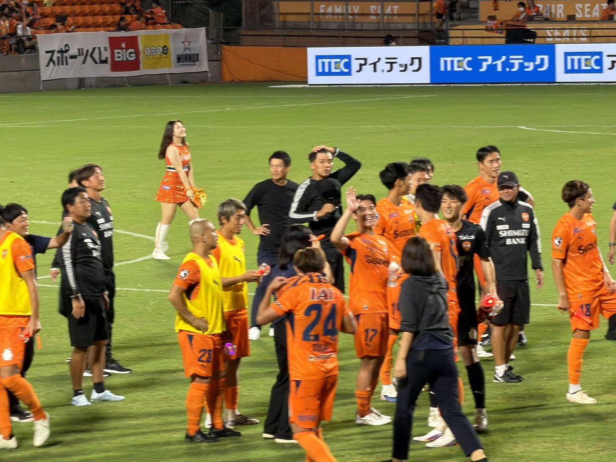orenge_Mckee's tweet photo. オクトーヴァー8連戦は毎戦⭐️白星🙏
☆*:.。. o(≧▽≦)o .。.:*☆
#spulse #onefamily #天皇杯 https://t.co/tECUH5aZCn