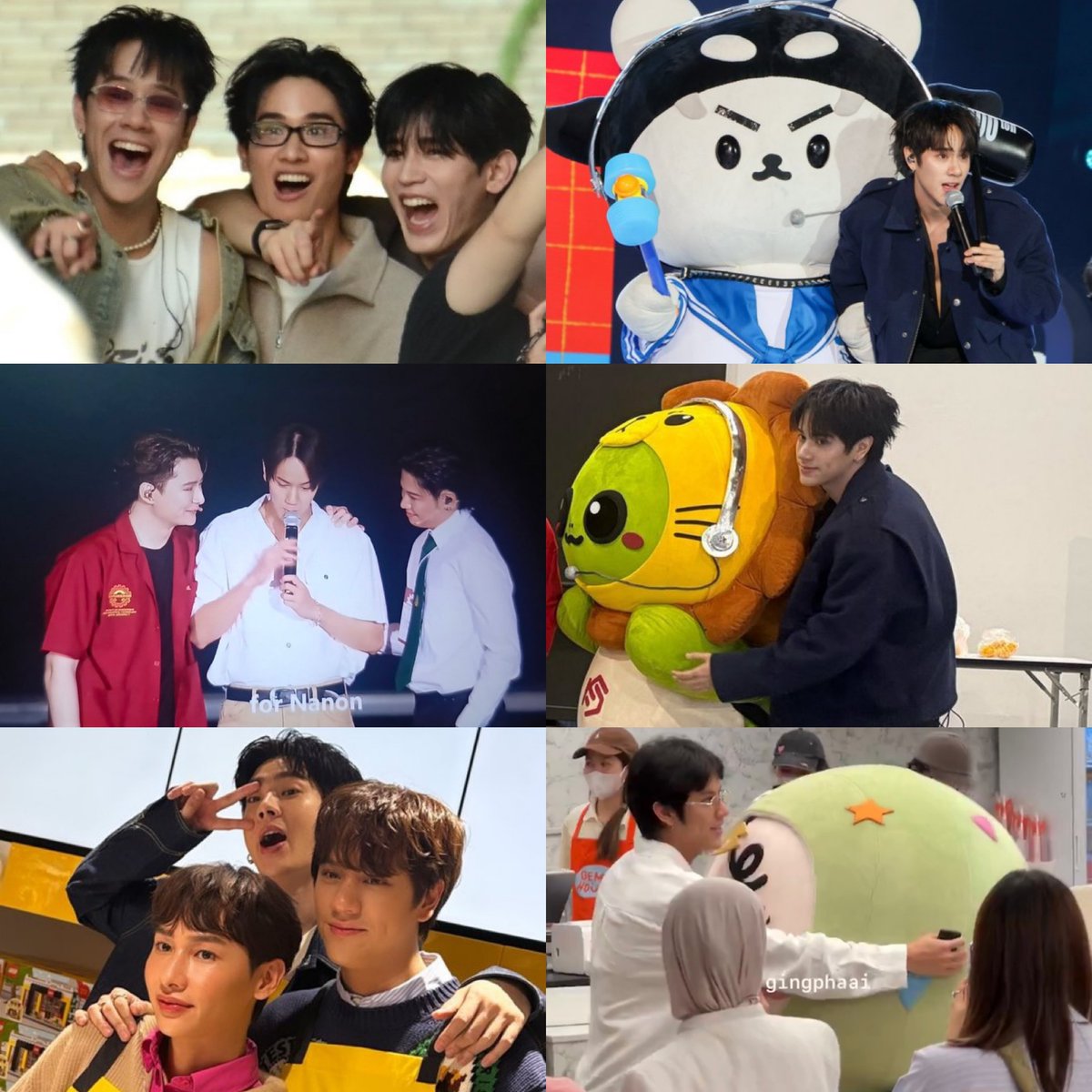 nanon2000dcs's tweet photo. I LOVE THIS BOND SO MUCH.....😭💙 
Nanon getting babied by his phis AND hugging their kids??? My heart CANNOT TAKE THIS🥹💙. He can grow up all he wants but he will ALWAYS be our baby

#mynameisnanon     
#TayNew                      
#KristSingto                 
#OffGun https://t.co/9LuJAIFjeK
