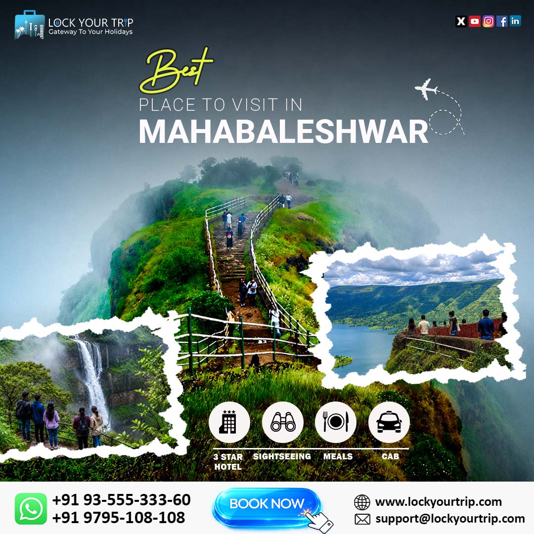 hstayse's tweet photo. Mahabaleshwar: A misty mountain escape. Explore lush valleys, scenic viewpoints, refreshing waterfalls, and the breathtaking beauty of the Western Ghats. Create unforgettable memories in nature. Book your escape today. https://t.co/i1bsfxILQ3