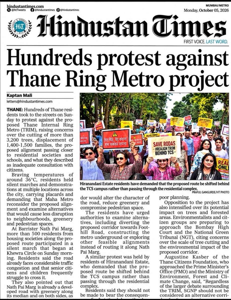 HEstatevoice's tweet photo. Peoples concerns are carried by the media to help deliver the message to the right authorities and timely action is taken keeping citizens demand in mind. @PMOIndia @CMOMaharashtra @mieknathshinde https://t.co/Gxspn1VIO6