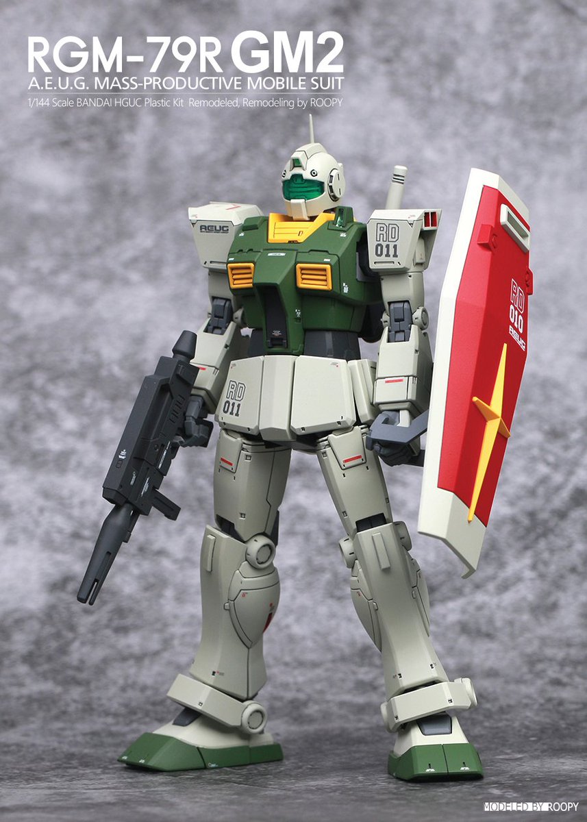 Roopy76's tweet photo. RGM-79R GM2 - THE ORIGIN Ver. https://t.co/xjCYrs8iaM