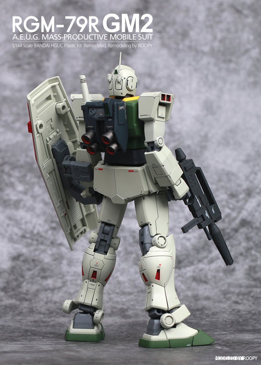 Roopy76's tweet photo. RGM-79R GM2 - THE ORIGIN Ver. https://t.co/xjCYrs8iaM