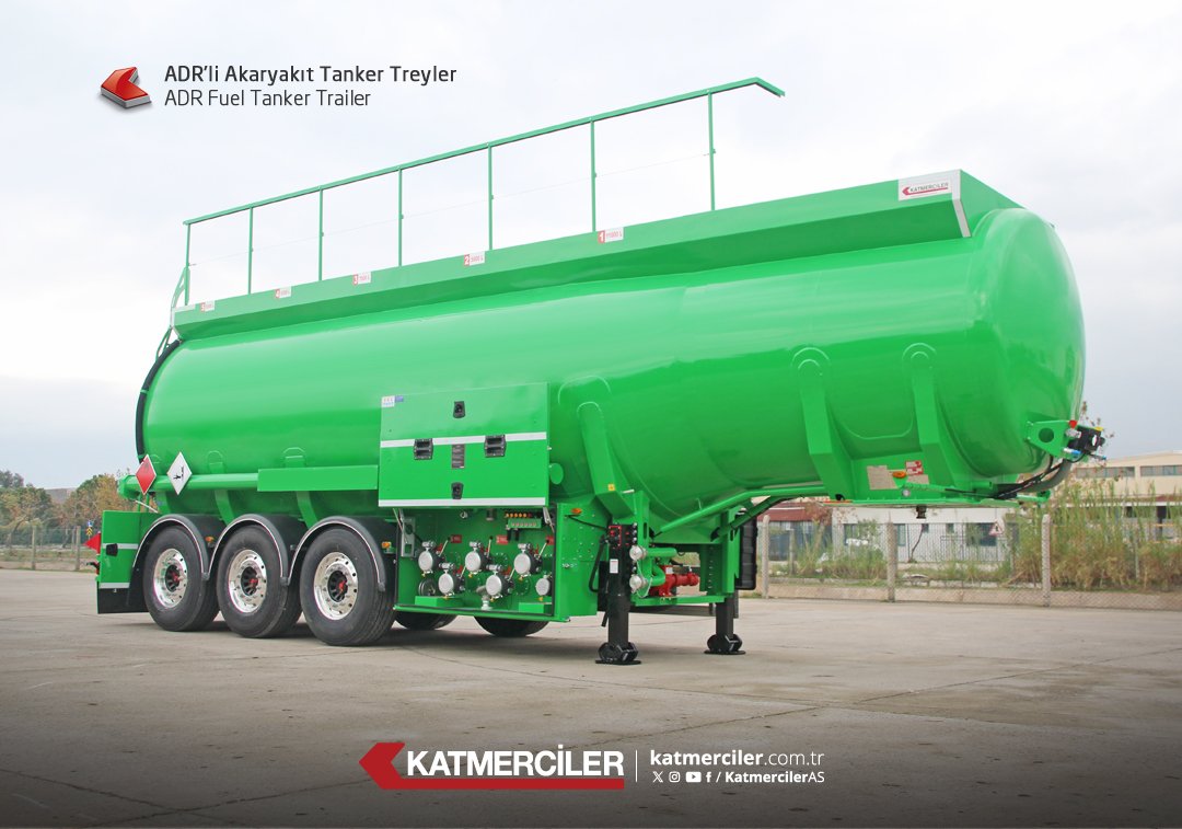 KatmercilerAS's tweet photo. ADR’li Akaryakıt Tanker Treyler / ADR Fuel Tanker Trailer

#Katmerciler #ADR #AkaryakıtTankeri #ADRFuelTanker #FuelTanker #Treyler #TankerTrailer #adrtanker #akaryakıttankeri #adrfueltanker #fueltanker #adr #fuel #tanker #semitrailer #taşımaaraçları #transportationtrucks #customized #solutions #belediyeekipmanları #belediyehizmetaraçları #commercialvehicles #commercialtrucks