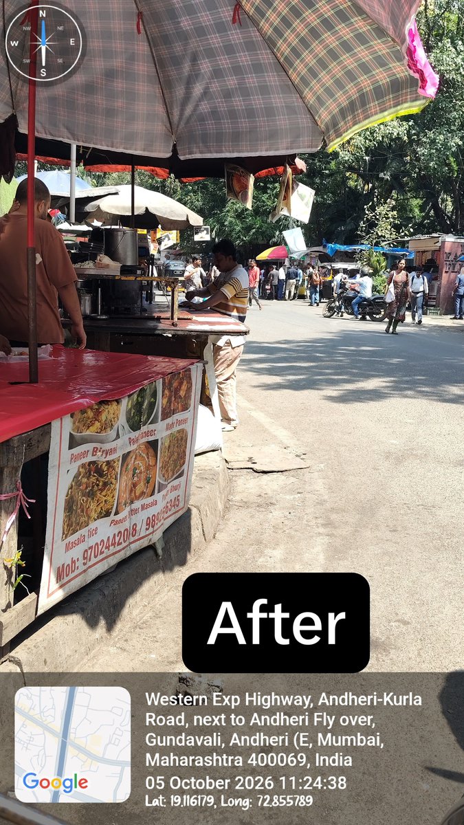 Nutrition1404's tweet photo. Please keep this footspaths clean as we can't walk on those with encroachment. @mybmc @mybmcWardKE https://t.co/DzNOAz7DKS