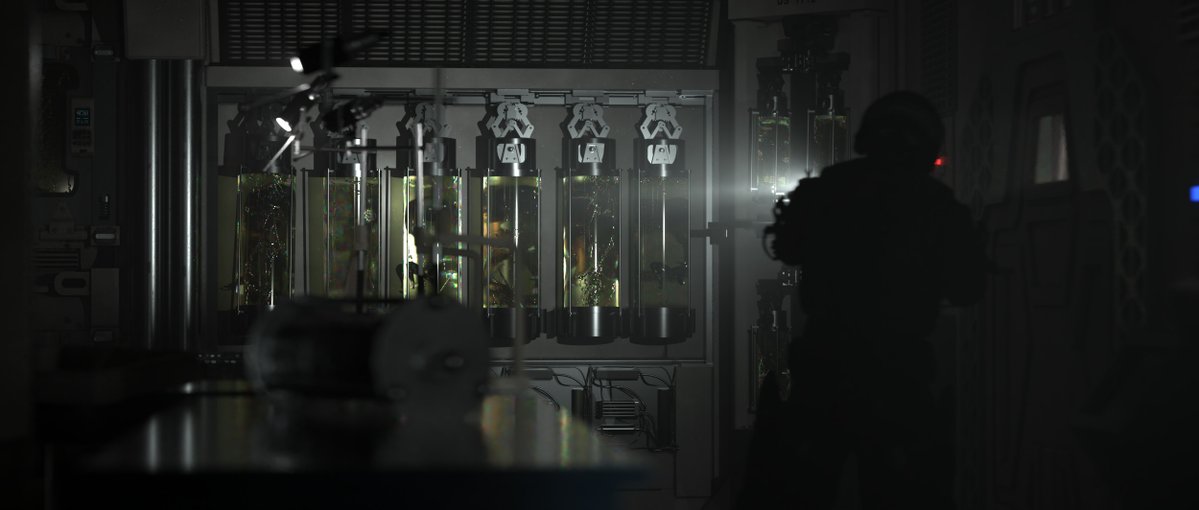 avpgalaxy's tweet photo. Ruben Alba explores the USCSS Maginot's laboratory - aka the Zoo - in this Alien: Earth concept art. #AlienEarth #Alien #RubenAlba #NoahHawley https://t.co/1NrOlj7CTA