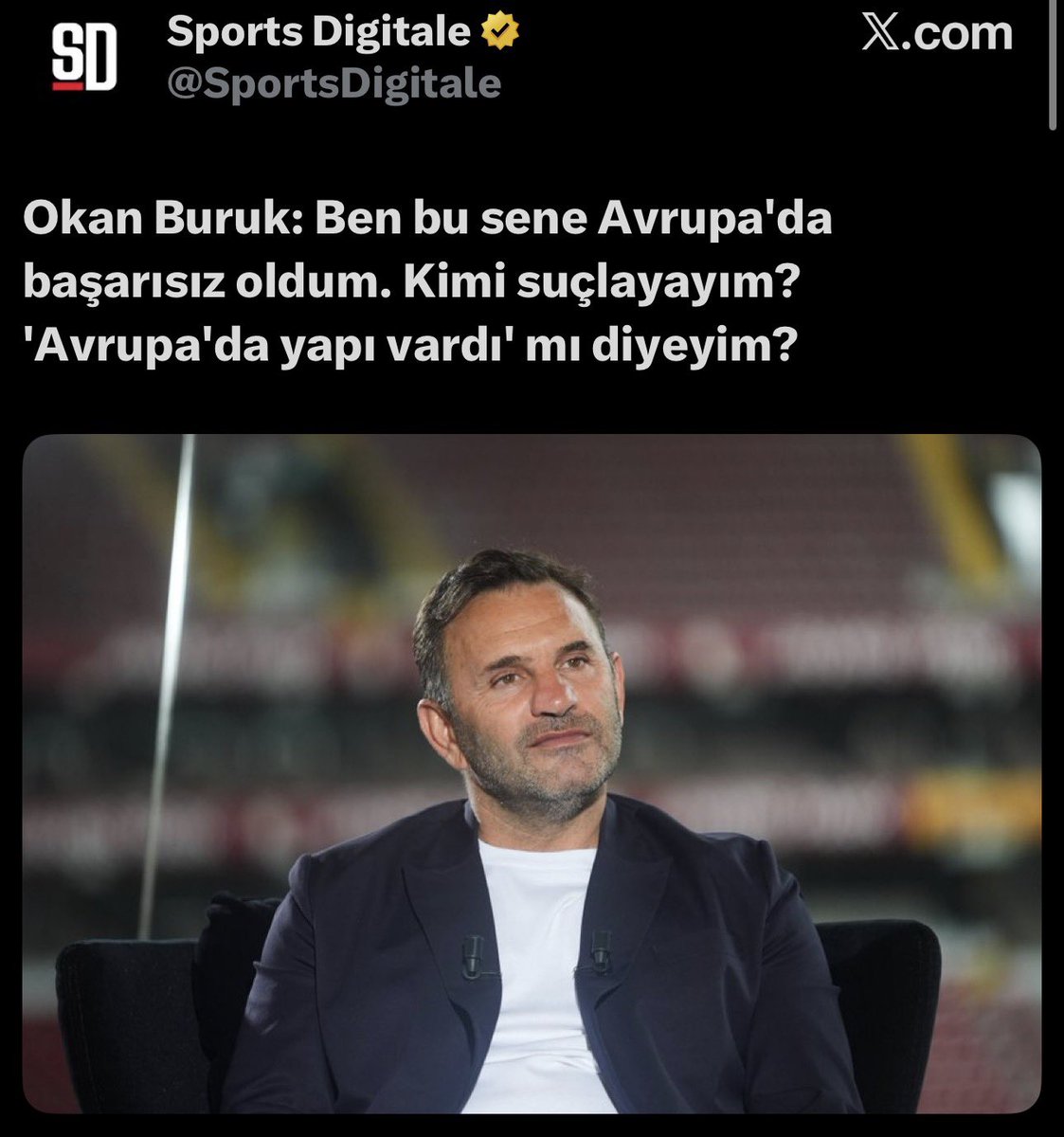 FenerSports_tr1's tweet photo. Yapı ile dalga geçenler, Galatasaray aleyhine yapı var demeye başlamışlar. Maske taksanız da o şike sıfatınız belli oluyor. https://t.co/ho3UUnP47W