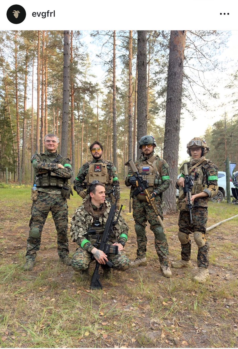 MedeiaNoir's tweet photo. @SMO_VZ Dude, seriously? It’s a Russian airsoft group. But sure, go ahead and send it. And it really shows that you don’t give a damn about anything and that you’re only doing this for the money 😂 https://t.co/v3s7PIq57F