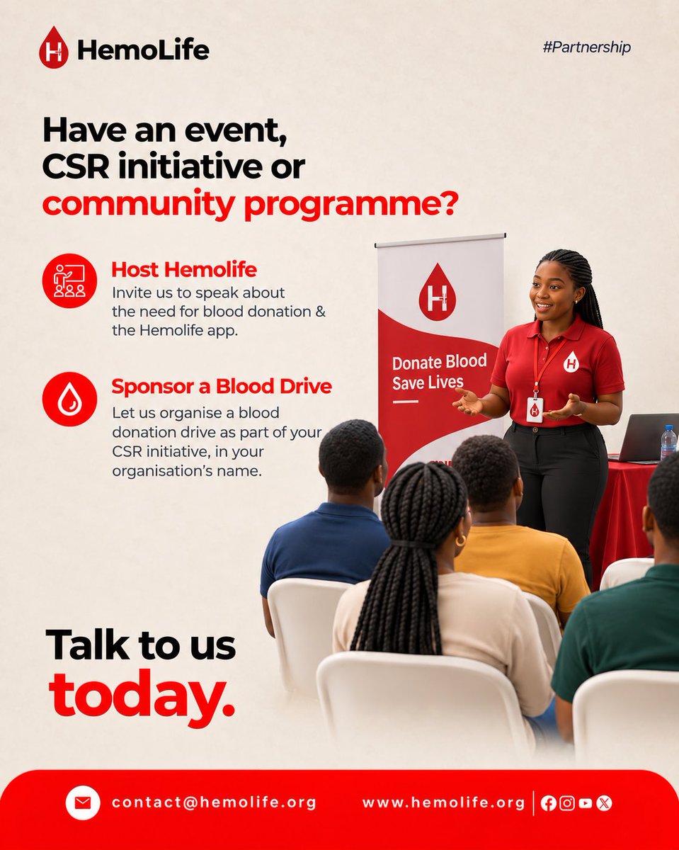 hemolifeorg's tweet photo. Partnership makes everything possible, we want to work with you at Hemolife

Reach out today https://t.co/9InKO6yLWA