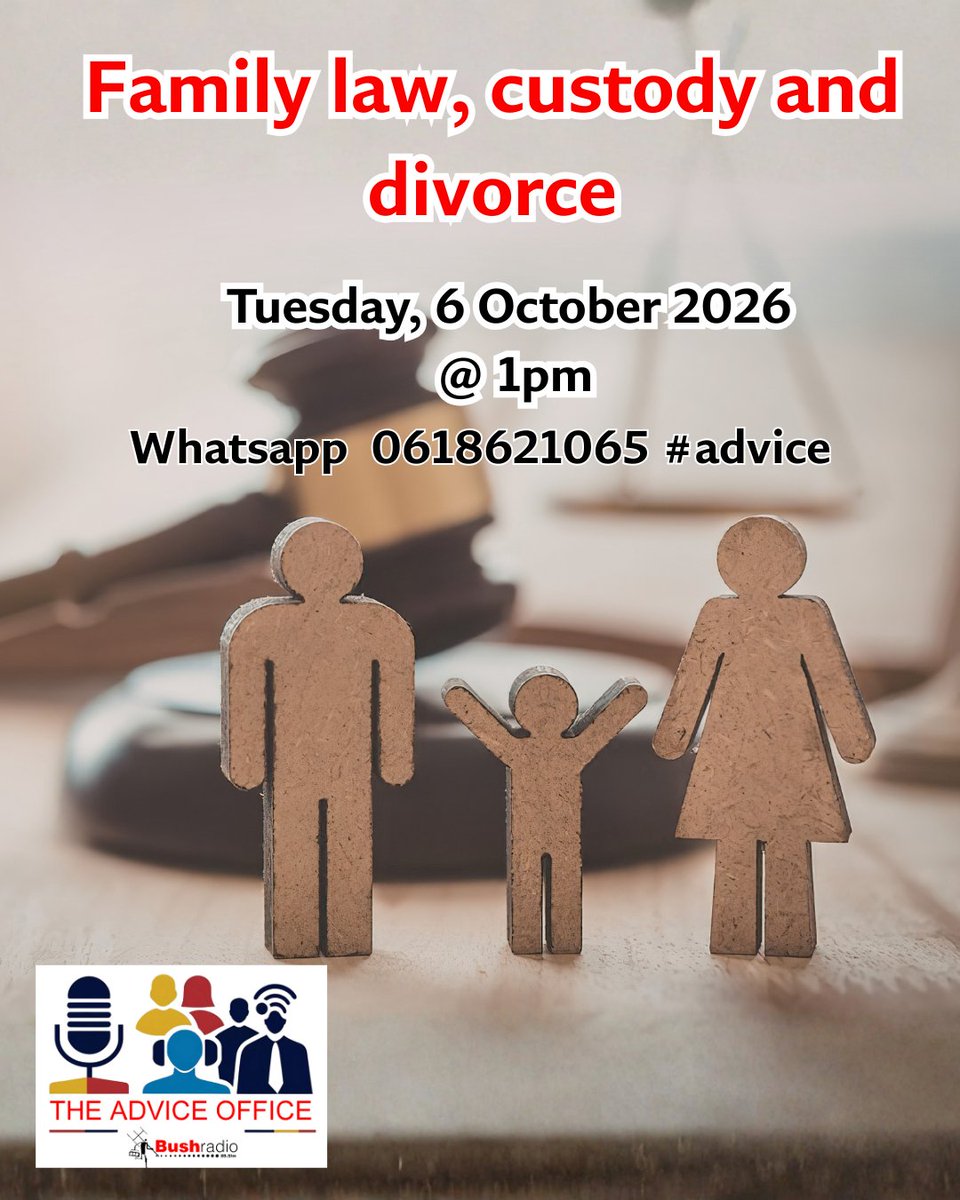 Bushradio's tweet photo. When families change, children should not have to carry the conflict.
Read more: https://t.co/QQ9Oe79krI
@sakhisizwe 
#BushRadio 
#AdviceOffice https://t.co/LMBGC6vyEM
