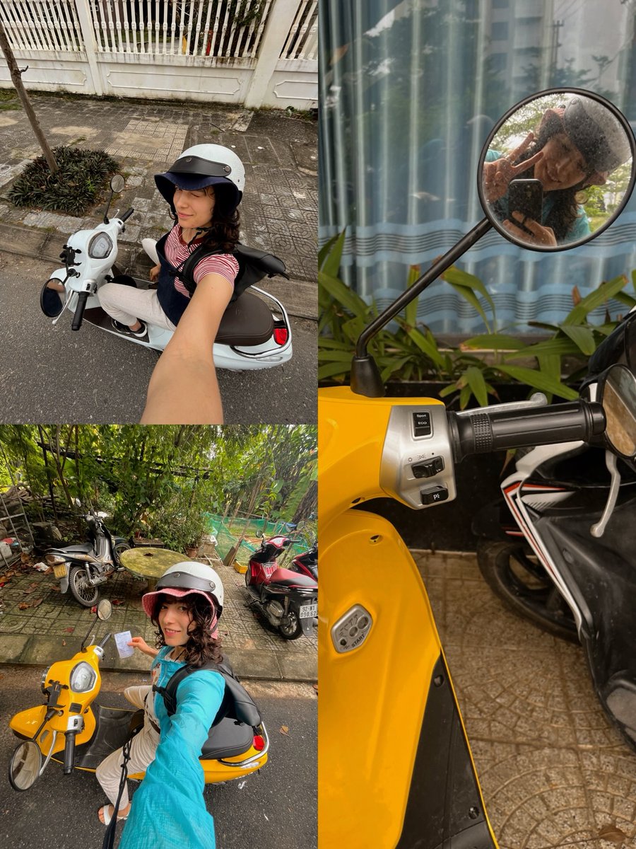 OOODavidOOO's tweet photo. My love for scooters and markets combined. Funny story, Part 1. In Da Nang, I rented an e-scooter to practice. My friend refused my airport ride and took Grab instead. Fair. After quiet streets, I tackled busy intersections, side quests, lunch, https://t.co/7e6xdMPej6
