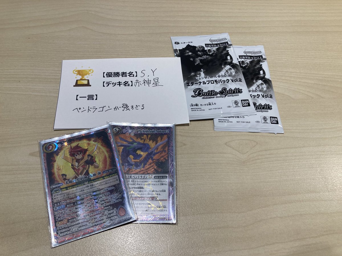 赤神星の大会結果画像