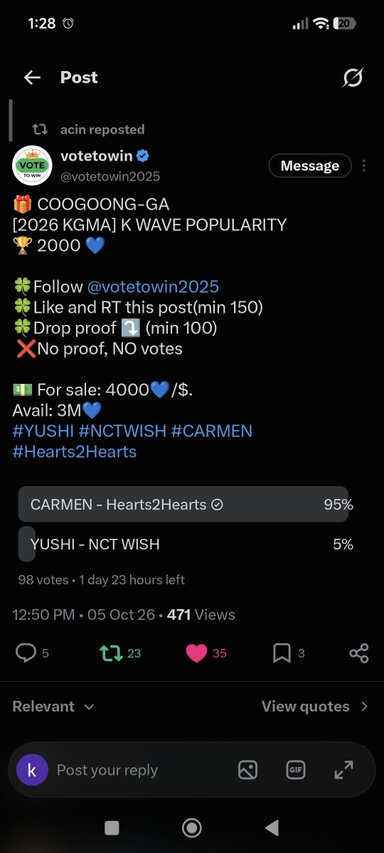 KZaol15152's tweet photo. @votetowin2025 #Carmen https://t.co/cjGotSsBgZ
