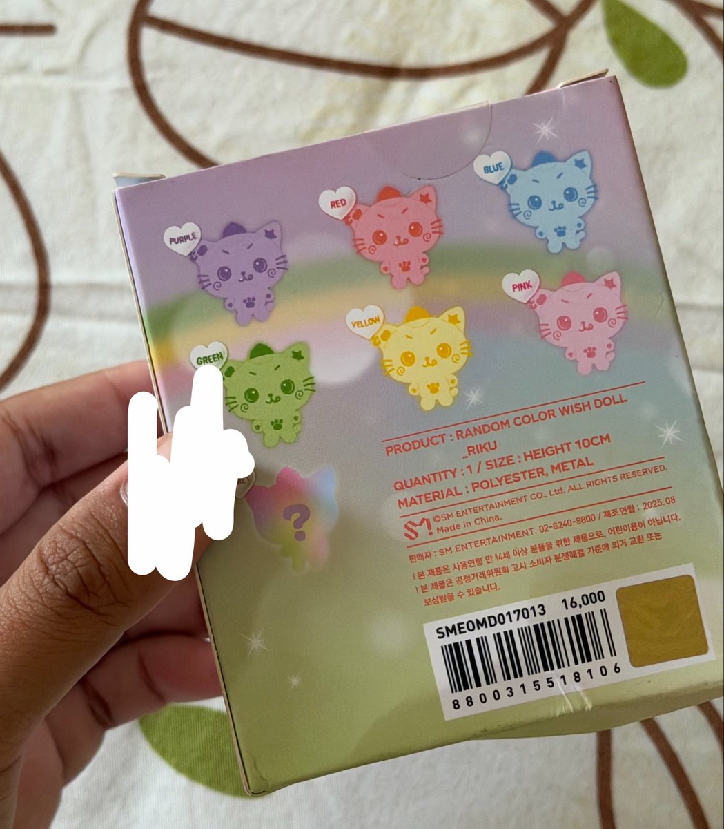 japgaguri's tweet photo. wts want to sell

kuri ppang random color doll [ sealed ]
idr. 200k

ship from jkt [ bisa shopee ]

t. sell buy nct wish riku wish doll kuri plush wishbuy #wishsell #neosell https://t.co/obN0nypdUA