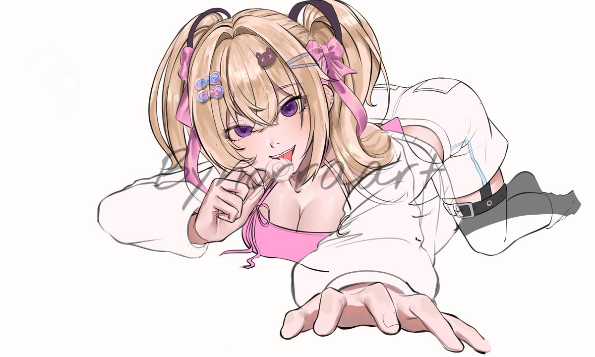 bynorrart's tweet photo. Working on the base colors for this one 🩷🍭
Really liking how the colors are starting to come together! Still got a lot of details and shading to add, but we’re getting there hehe 🕯️✨
#artmoots #wip #basecolor #animeillustration https://t.co/S2WJqWGtnG