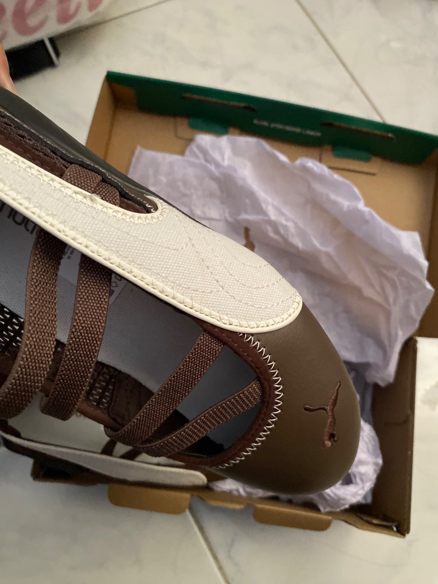 sapalaituaja's tweet photo. WTS‼️

puma speedcat ballet aere brown
uk 37 (23 cm)

baru dipakai sekali bentaran doang✌🏼. 
box , paperbag dan struk masih ada.
ORI 💯% beli di JD Store.
aku beli 1.3 jt guys, jdi nego aja yaa.

dijual karena kekecilan
#preloved #zonauangㅤ #speedcat https://t.co/DTEpacLD76