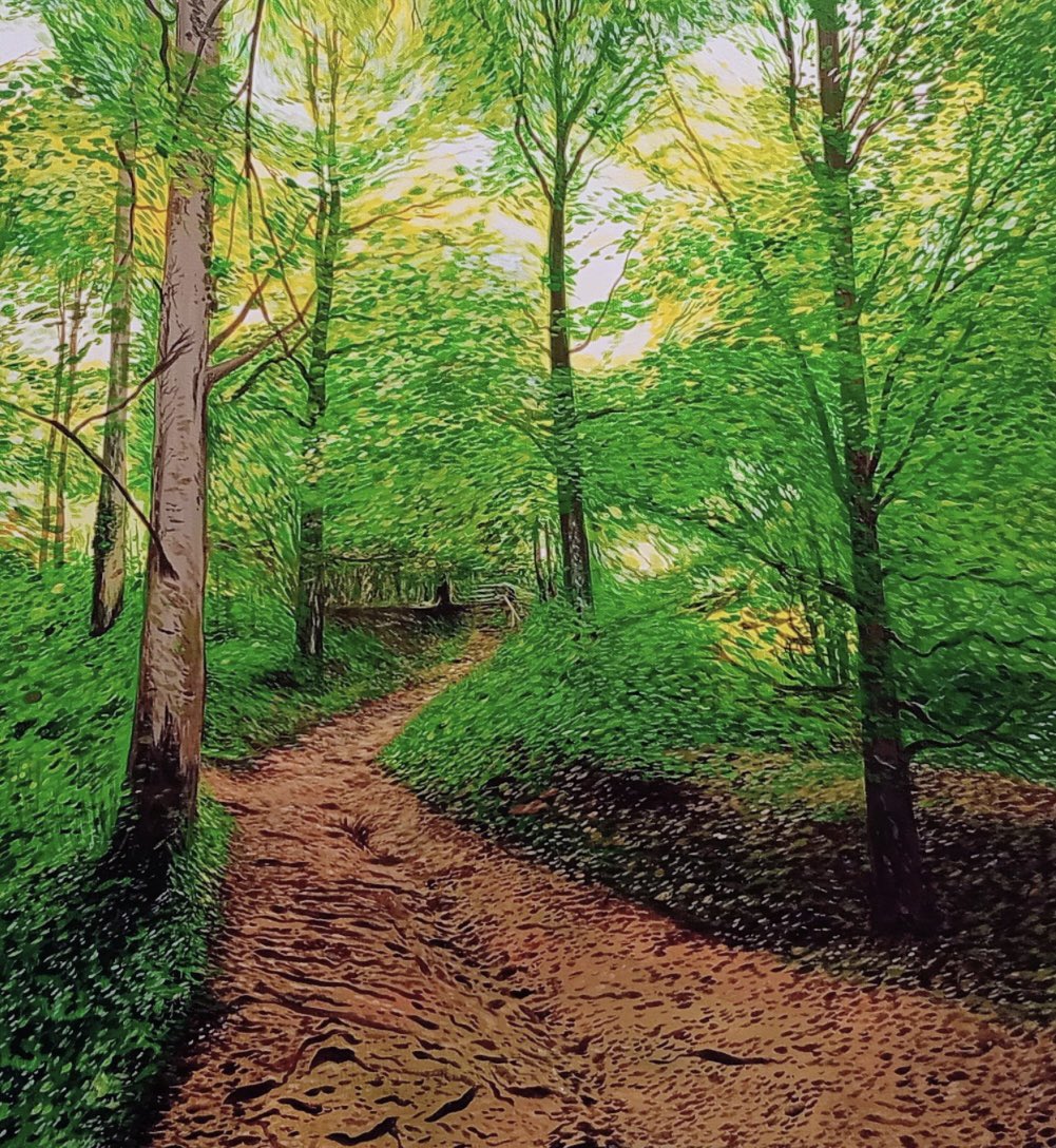 artwork500's tweet photo. π² Step into the woods with "Towards the Longstone" by Kitty Cooper πΏ
A tranquil, sunlit trail through lush green trees. πβοΈ
π¨ Acrylic on stretched canvas π 30" x 24"
π https://t.co/voAK94Gh5E π³
#KittyCooper #AcrylicPainting #LandscapeArt #NatureArt #ArtForSale https://t.co/7lRCGraAQE