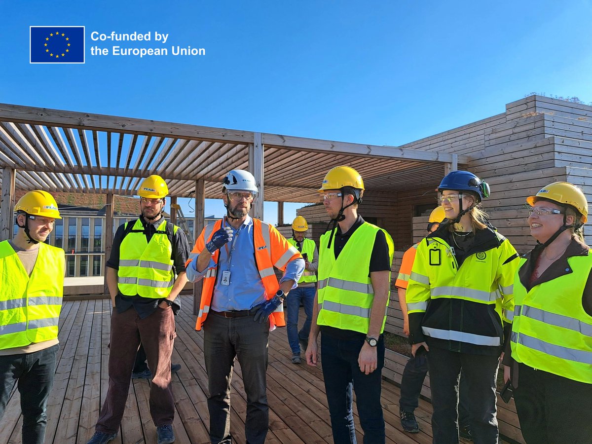 CorelabLive's tweet photo. Thank you for showing us around the Göteborg Grand Central! Our #RegenerativeConstruction project's excursion to Sweden started with great weather and an inspiring site visit.
Many thanks also to @chalmersuniv for welcoming us!
Project funded by @pirkanmaan_liit #CoFundedByTheEU https://t.co/2GY0IQAXgL