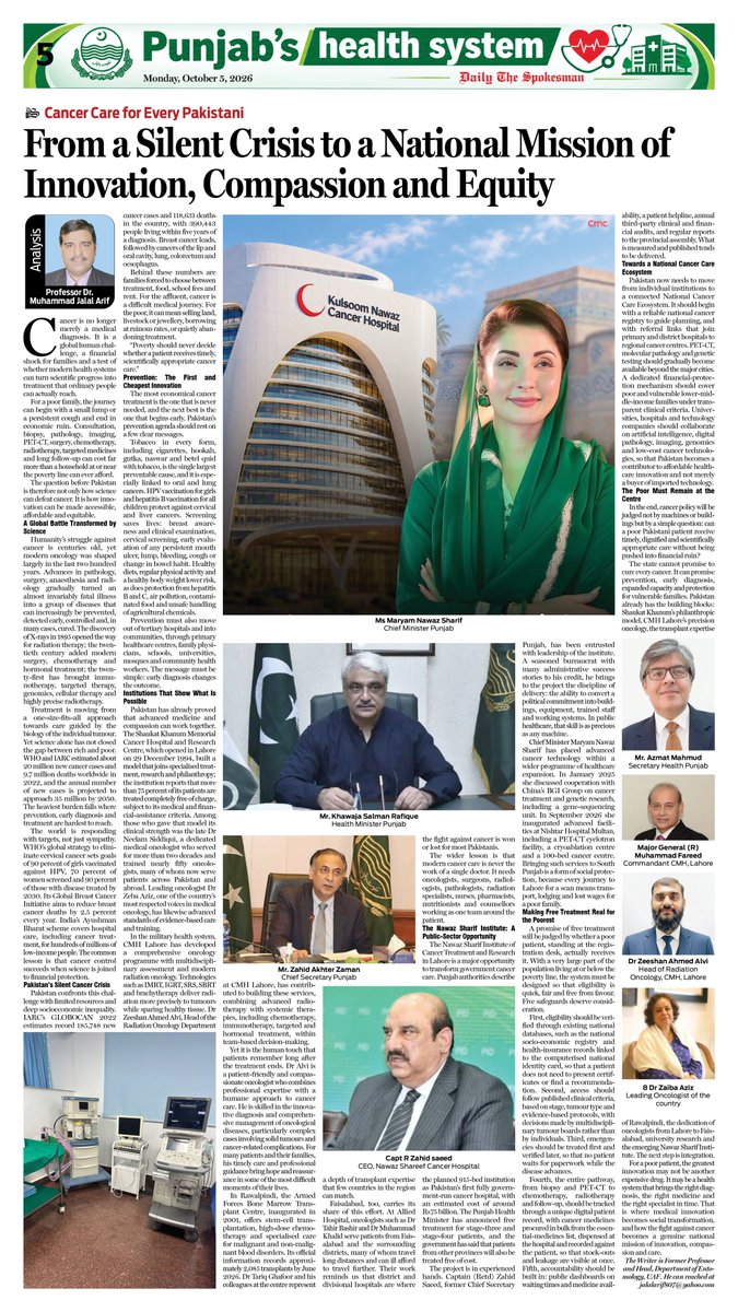 newspakisb's tweet photo. Daily The Spokesman 05 October 2026 https://t.co/gO12G3xPs1