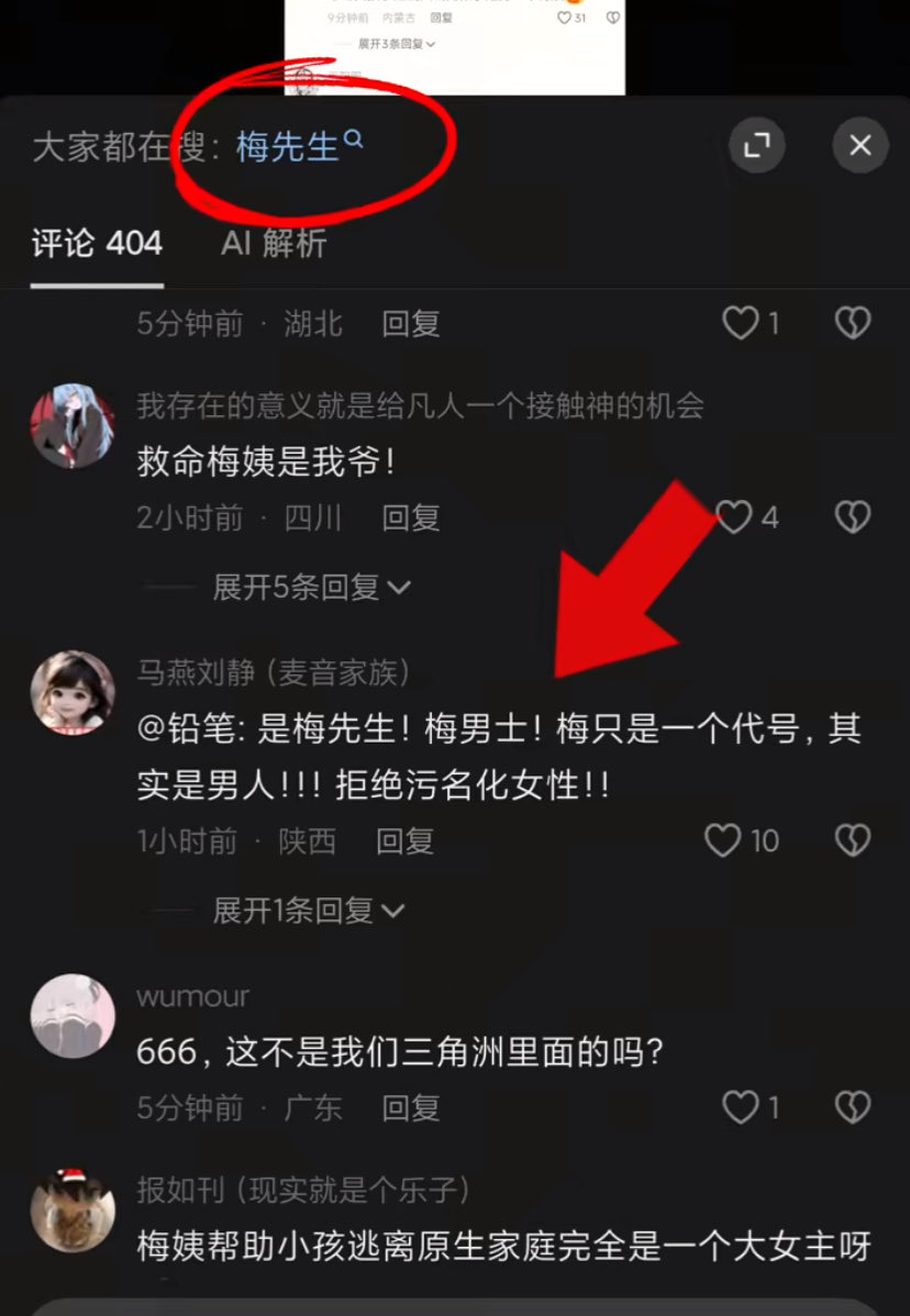 chenpapro's tweet photo. 女权正在污染搜索池，试图将人贩子梅姨塑造成一名男性，借此泼男性的脏水。 https://t.co/5DIYBTIXCr