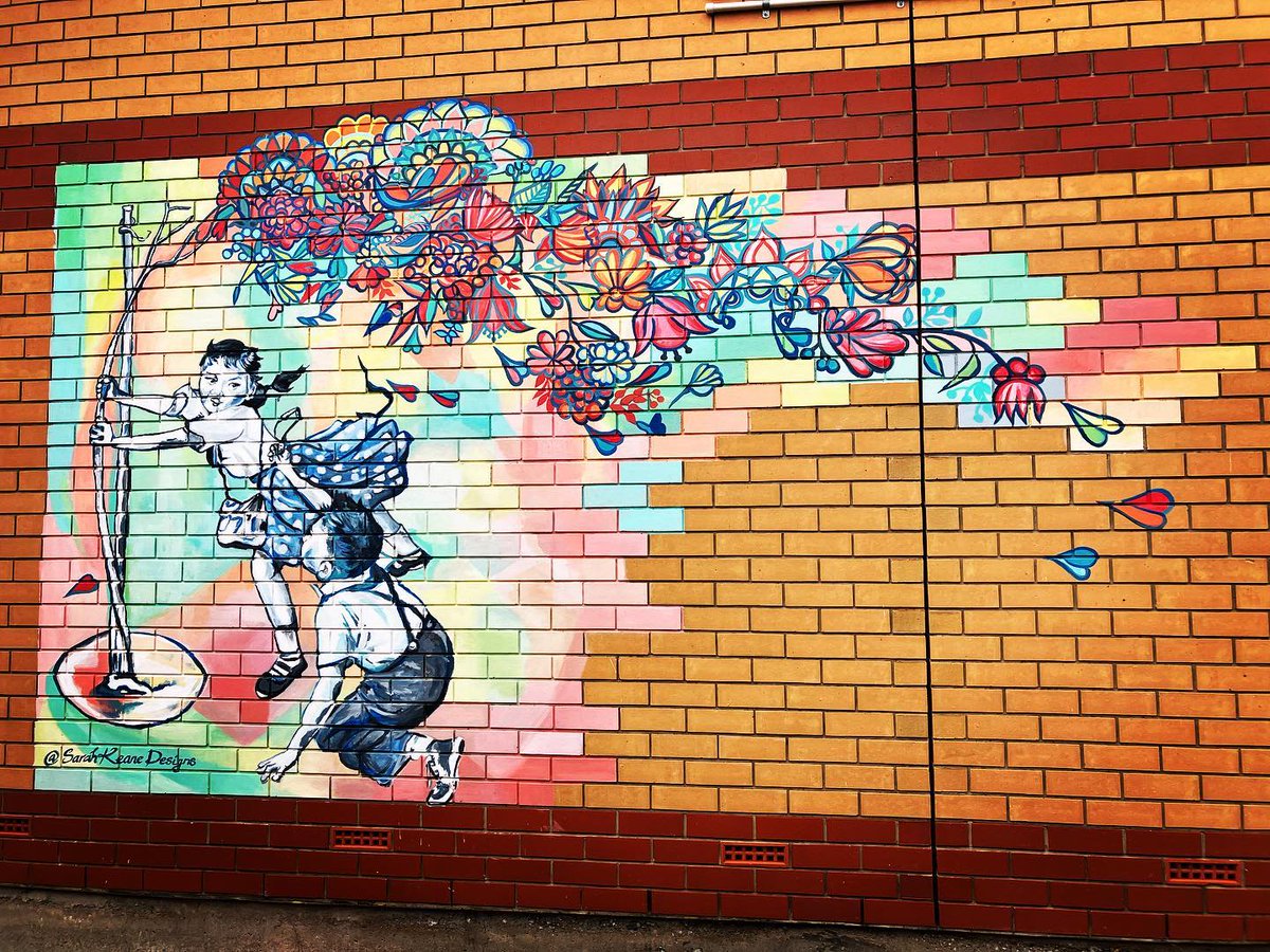 Harumy_10's tweet photo. Beautiful artwork by Sarah Keane Design at Kurralta Park Community Kindergarten. https://t.co/fQOxENf8L7