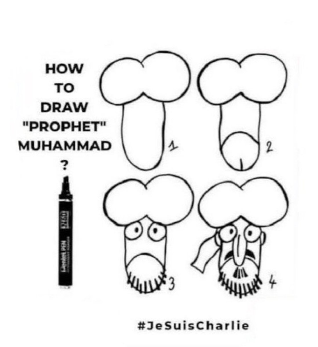 nomus66's tweet photo. @GGodakTime @JMNewsNetwork_ Let me draw muhammad (the piece of shit may piss be upon him) for you... https://t.co/tovt5l8Jzc