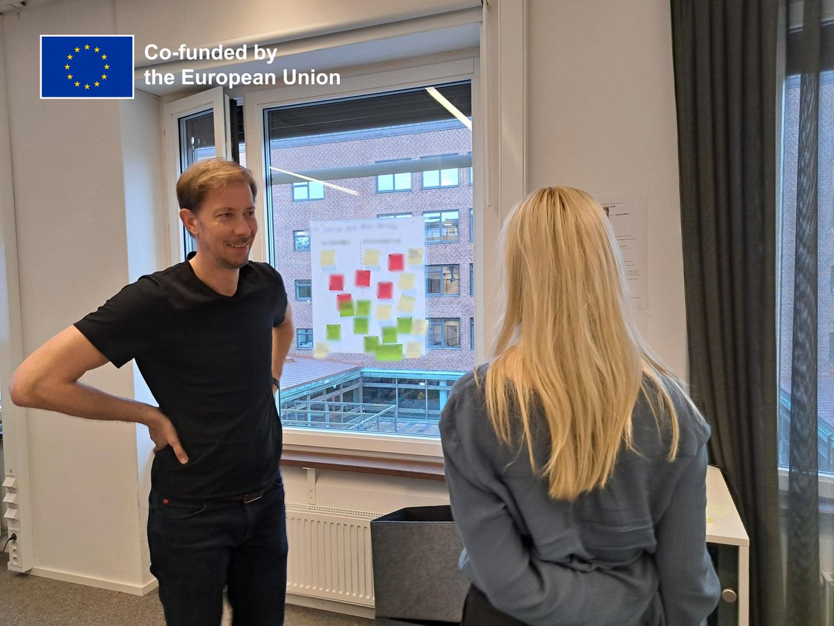 CorelabLive's tweet photo. The #RegenerativeConstruction project's visit to Göteborg continued with a regenerative construction themed workshop held together with @chalmersuniv and some more interesting site visits. Many thanks to everyone!
Project funded by @pirkanmaan_liit #CoFundedByTheEU https://t.co/UToXENr4Ih