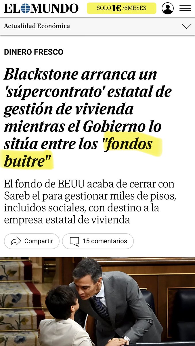 ismaelquesada's tweet photo. Hace dos días Pedro Sánchez dijo que era un traidor a los “fondos buitre”. Hoy les da un súper contrato para gestionar vivienda pública.

La izquierda no dirá nada… por lo que sea. https://t.co/Y8298enghG