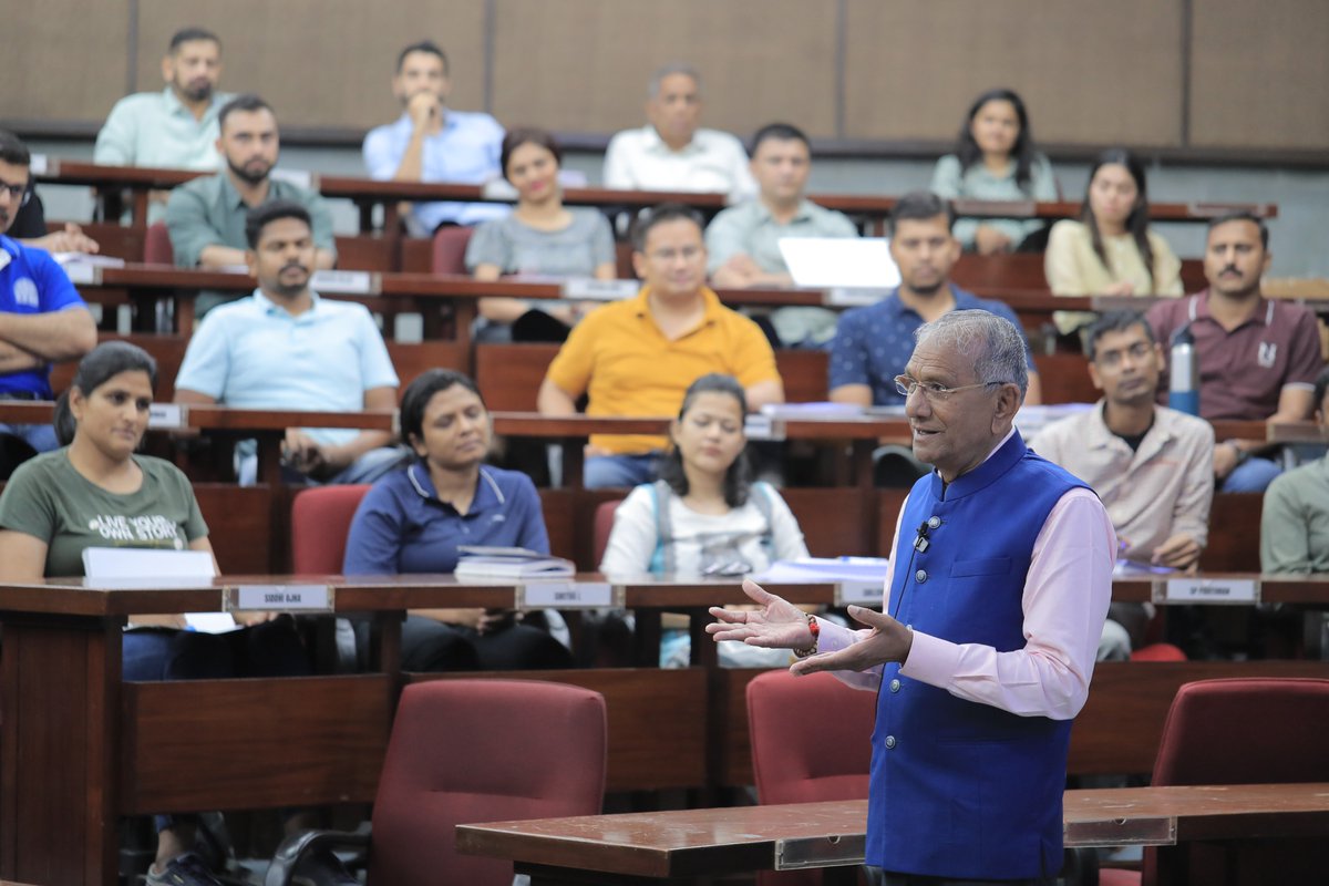 GovindLDholakia's tweet photo. कर्मण्येवाधिकारस्ते मा फलेषु कदाचन।
(You have a right to perform your duty, but not to the fruits of your actions.)
-Bhagavad Gita 2.47

Young #entrepreneurs often ask me, “Kaka, how long does it take to become successful?”

When you are starting out, you want to see things move quickly. But business has its own time. When I started, I used to work around 14 hours a day. Those hours were not spent thinking about when success would come. I was learning the work, understanding diamonds, making mistakes, meeting people and slowly understanding the trade.

In the #diamond business, you learn with time, experience and patience. It takes time to understand the rough diamond, the cut, the market and, most importantly, the people around you. Even today, I feel that some of the most important things in business cannot be learnt quickly.

When young entrepreneurs ask me what they should keep in mind, I usually come back to three simple things: Learn and build the skills before you think about building something big. Do not let other people’s opinions decide your path. Listen, learn and then make your own decision. Give your work your best without expecting immediate results. Some things take time to grow, and their true value becomes visible only with patience.

I have seen businesses grow when people stayed with the work, took the time to understand it and learnt from every experience. I have also seen people move ahead too quickly, thinking they had learnt enough. In business, learning never really stops. The more time you give to understanding the work, the stronger your foundation becomes.

I believe that patience is not about waiting for success. It is about giving yourself enough time to become ready for it.

#Entrepreneurship #EntrepreneurshipJourney #BusinessLessons #LeadershipLessons